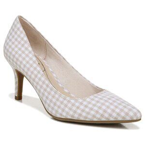 LifeStride Womens Sevyn Canvas Pointed Toe Pumps